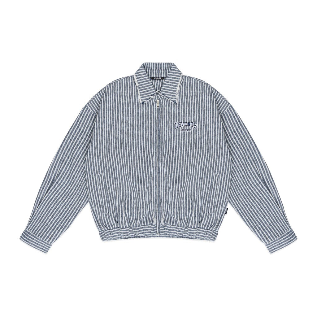 Levents Striped Boxy Khaki Jacket