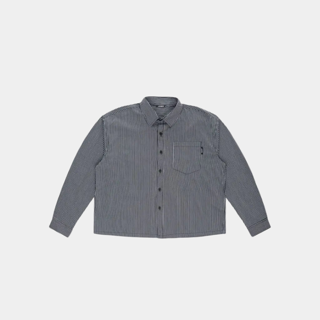 Levents Striped Boxy Long-Sleeve Shirt