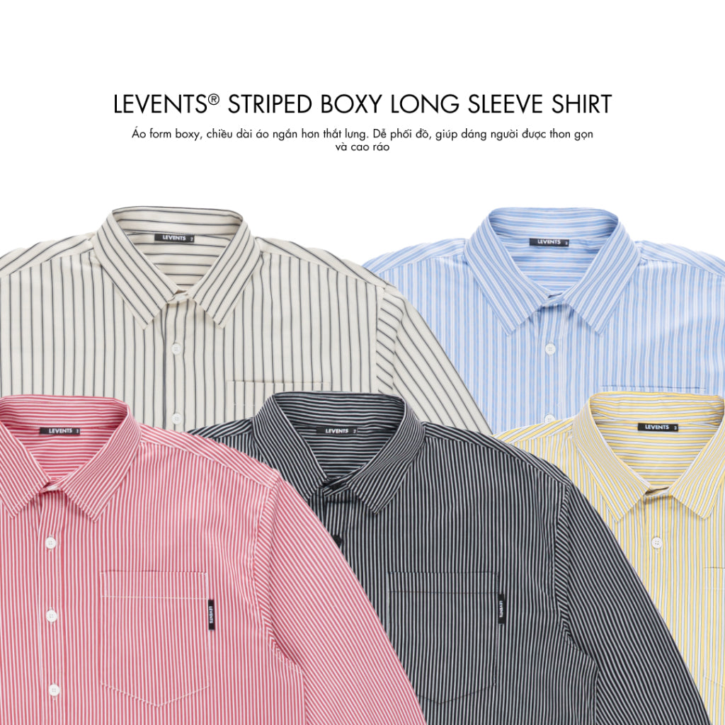 Levents Striped Boxy Long-Sleeve Shirt