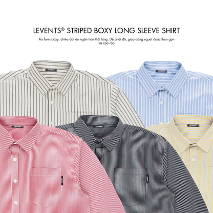 Levents Striped Boxy Long-Sleeve Shirt