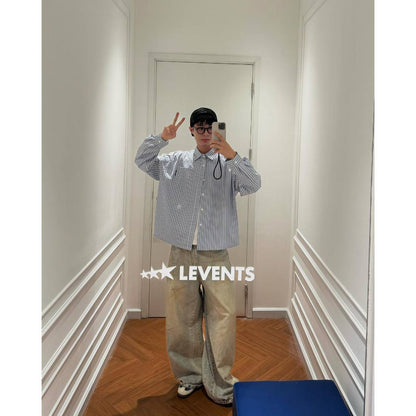 Levents Striped Boxy Long-Sleeve Shirt