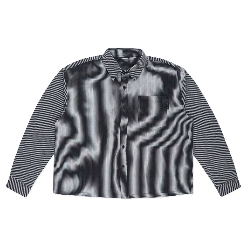 Levents Striped Boxy Long-Sleeve Shirt