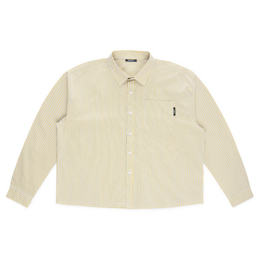 Levents Striped Boxy Long-Sleeve Shirt