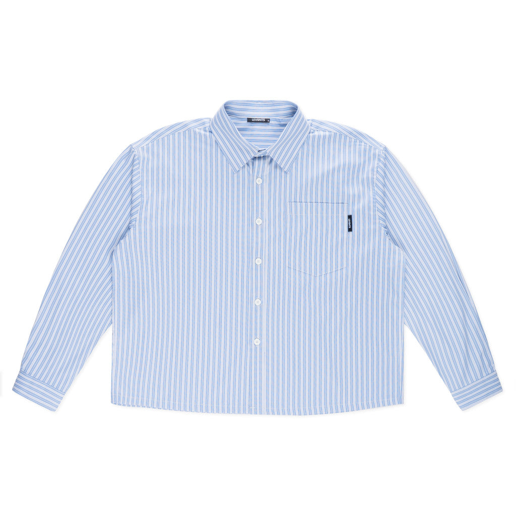Levents Striped Boxy Long-Sleeve Shirt