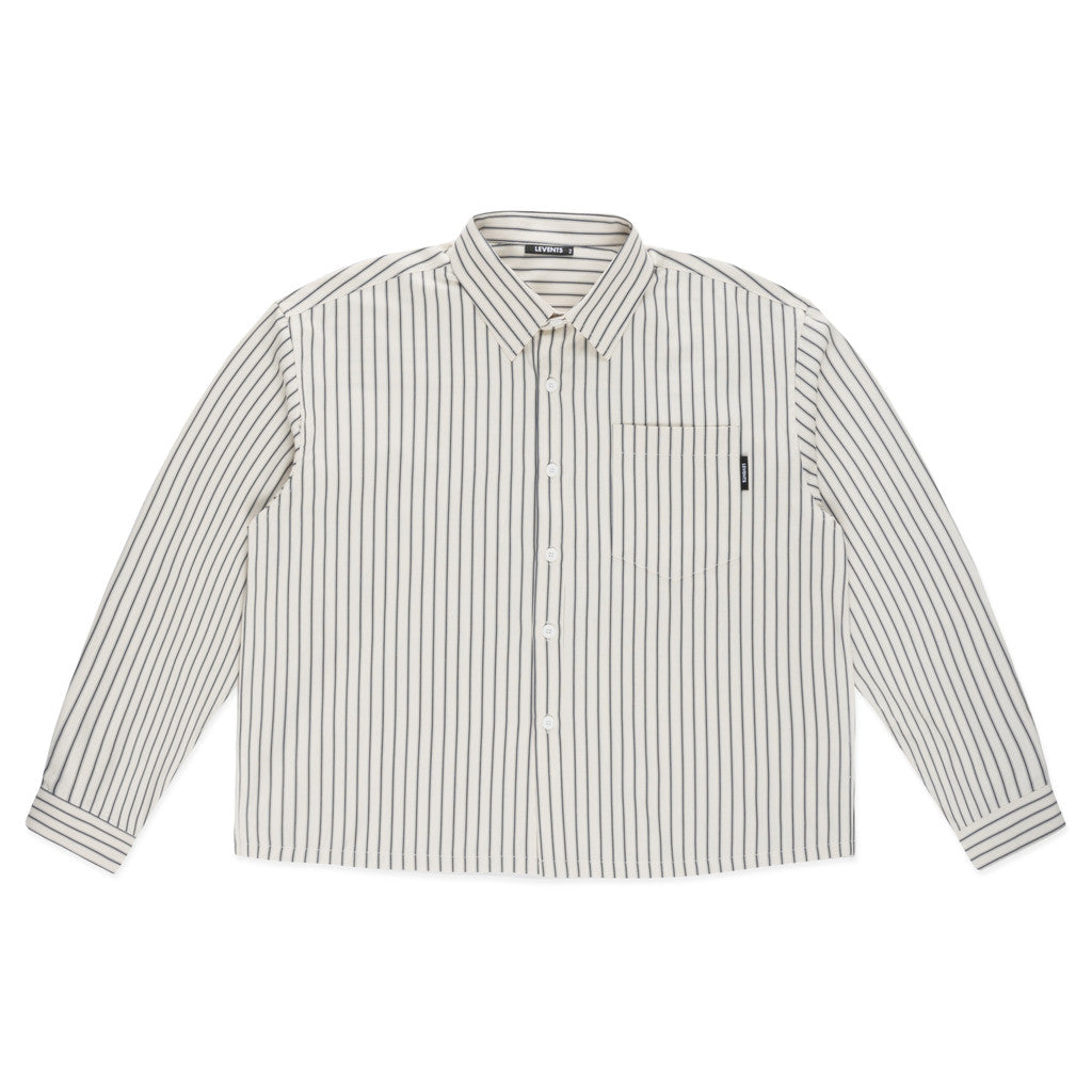 Levents Striped Boxy Long-Sleeve Shirt