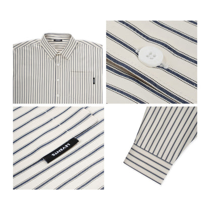 Levents Striped Boxy Long-Sleeve Shirt