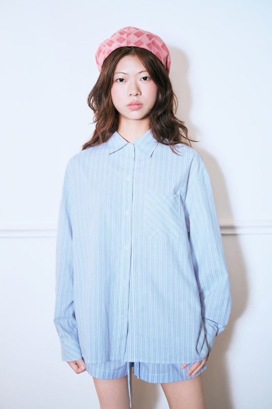 Libe Striped Boyfriend Shirt (Pre-order)