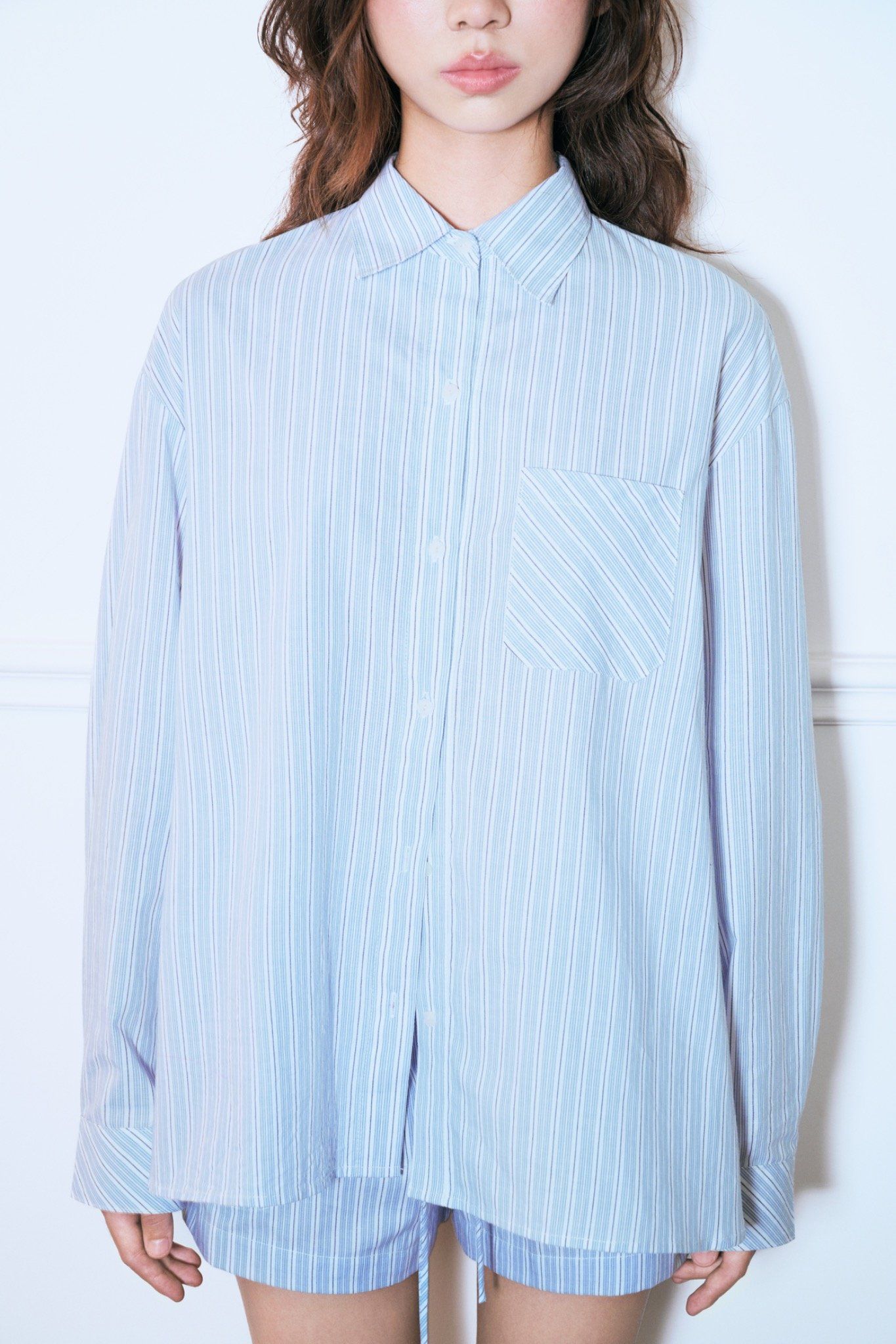 Libe Striped Boyfriend Shirt (Pre-order)
