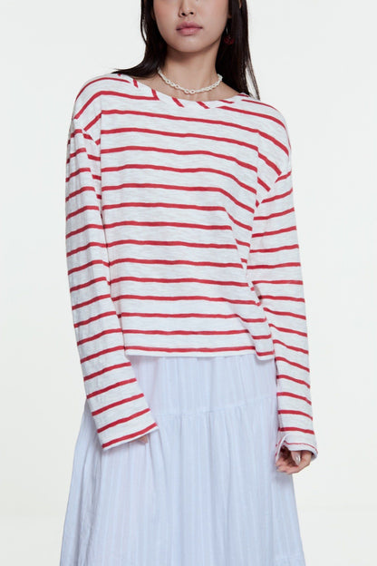 Libe Striped Long Sleeve T-Shirt (Pre-order)