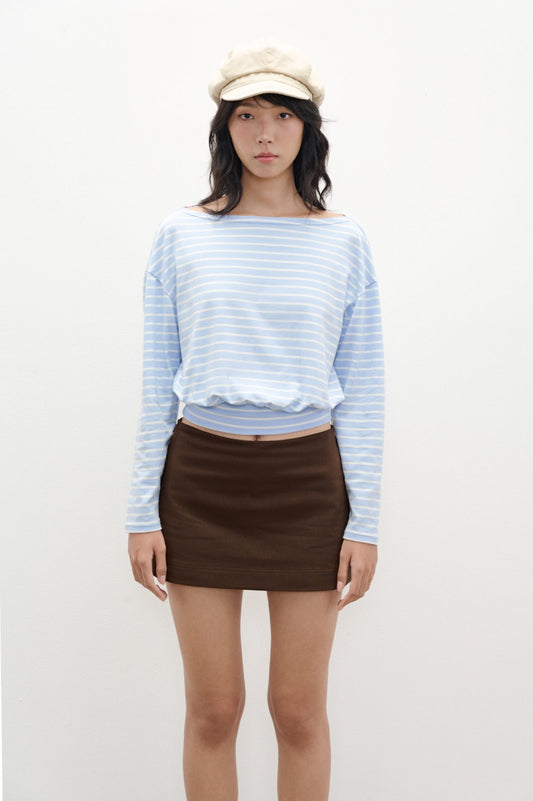 Libe Striped Long Sleeve Top (Pre-order)