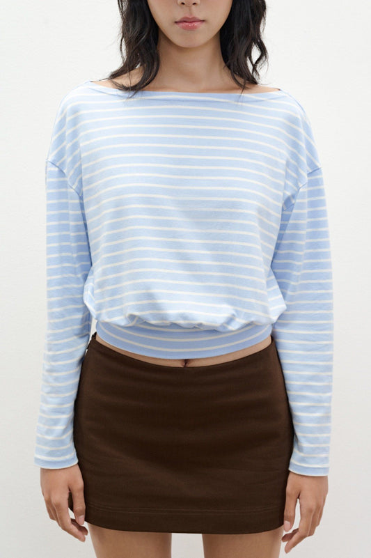 Libe Striped Long Sleeve Top (Pre-order)