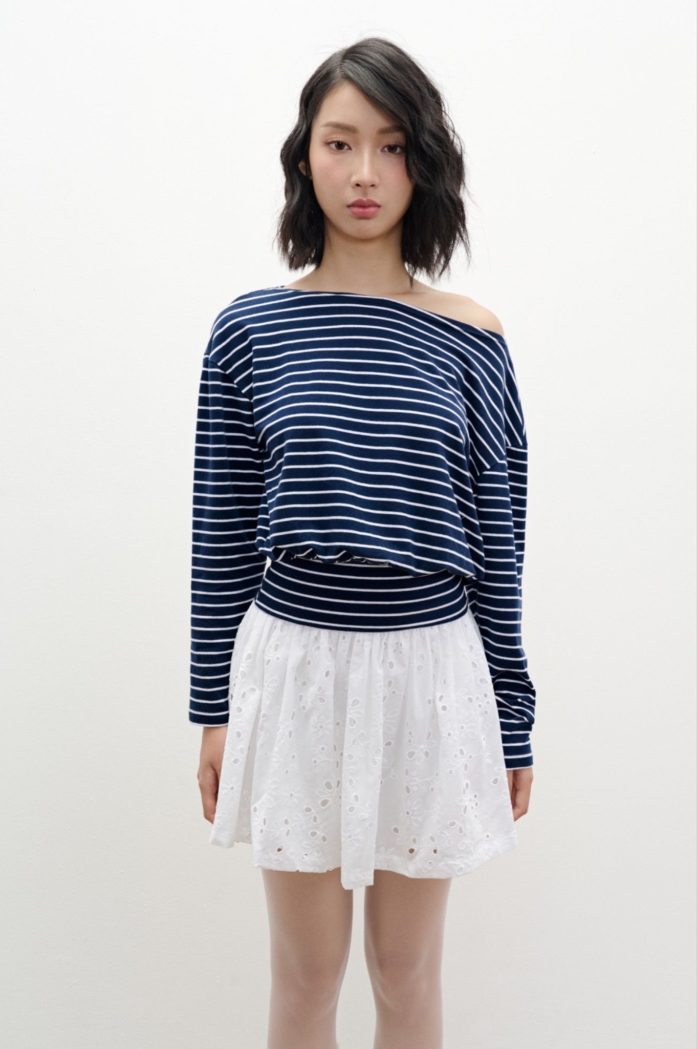Libe Striped Long Sleeve Top (Pre-order)