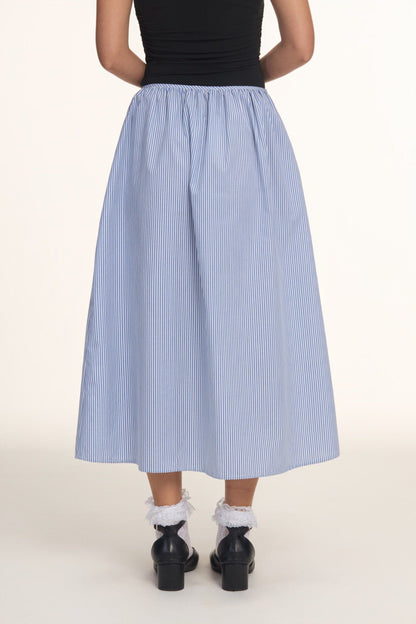 Libe Striped Midi Skirt (Pre-order)