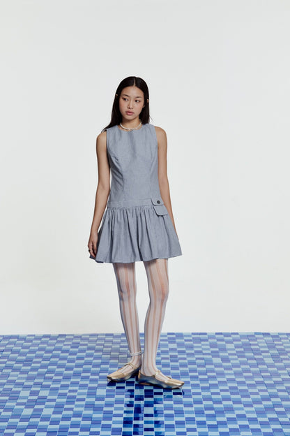 Libe Striped Mini Dress (Pre-order)
