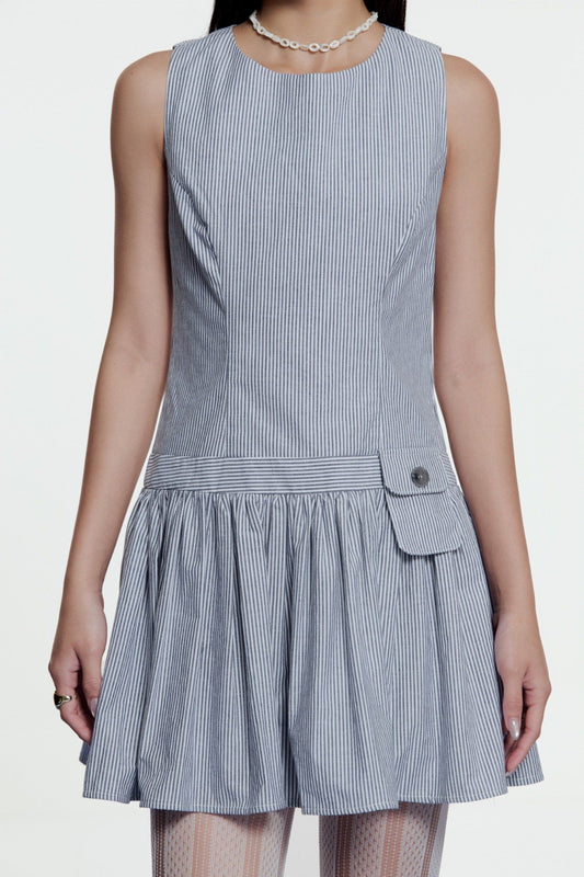 Libe Striped Mini Dress (Pre-order)