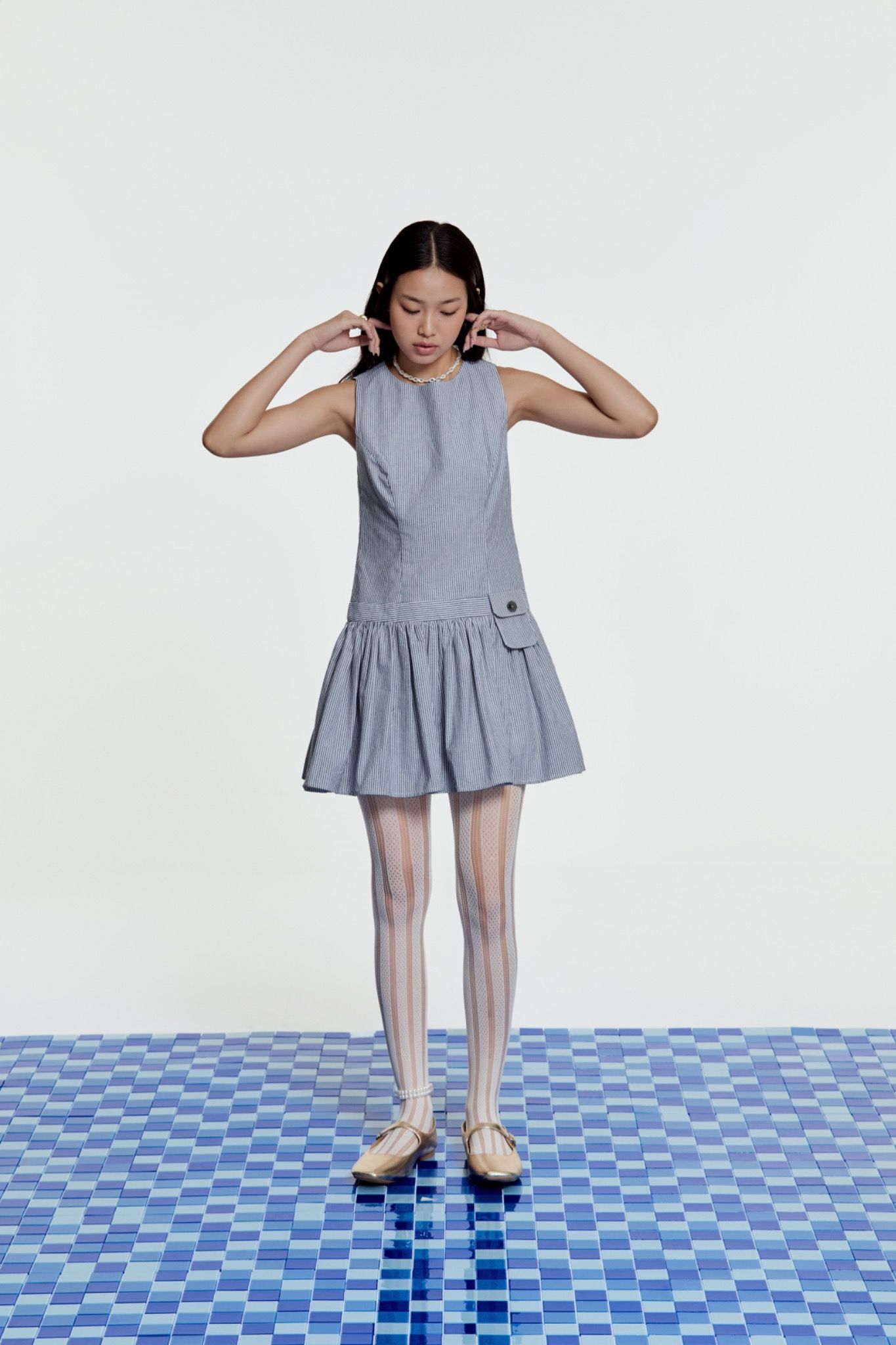 Libe Striped Mini Dress (Pre-order)