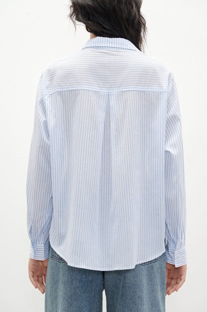 Libe Striped Oversized Shirt (Pre-order)