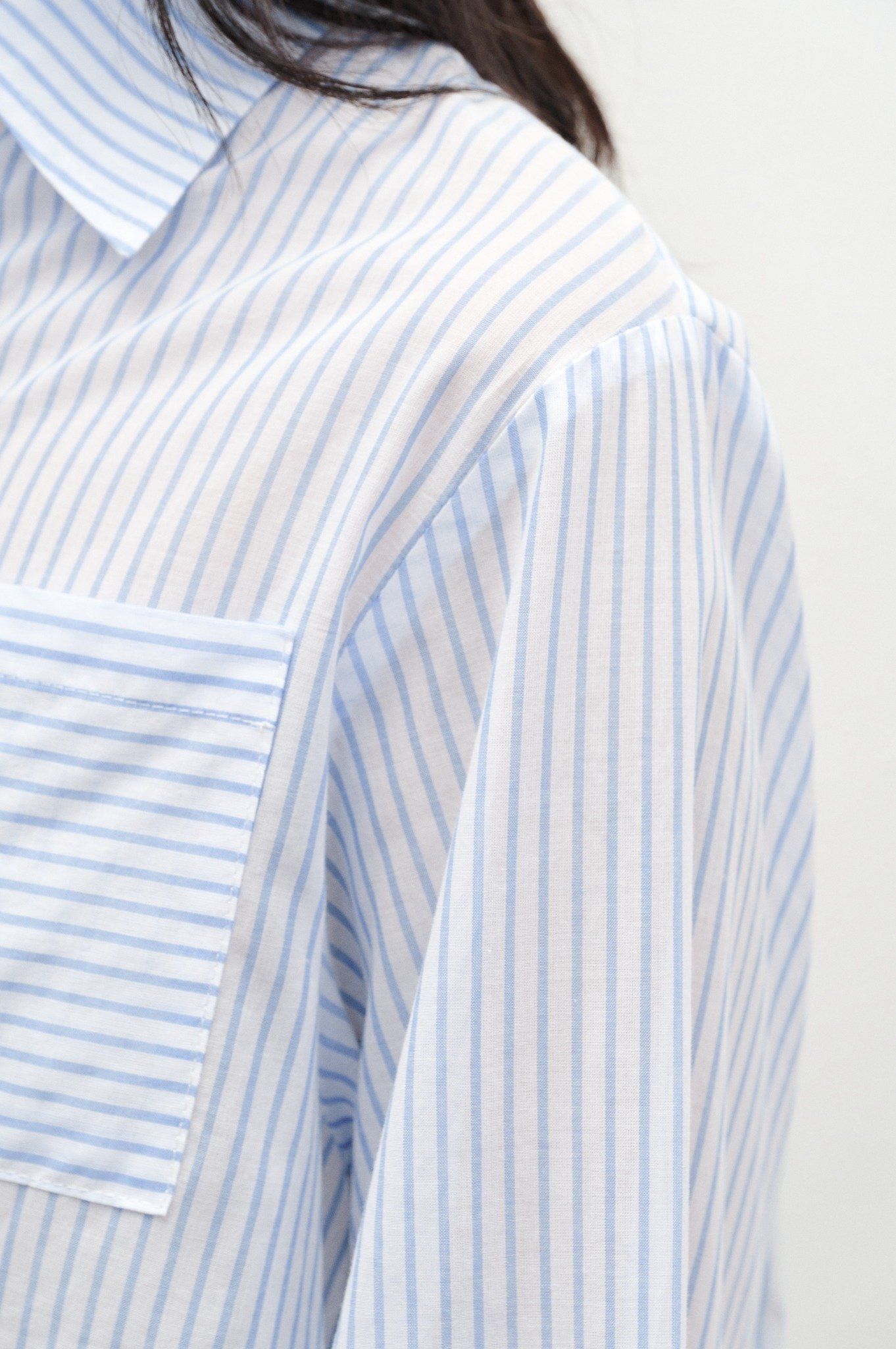 Libe Striped Oversized Shirt (Pre-order)