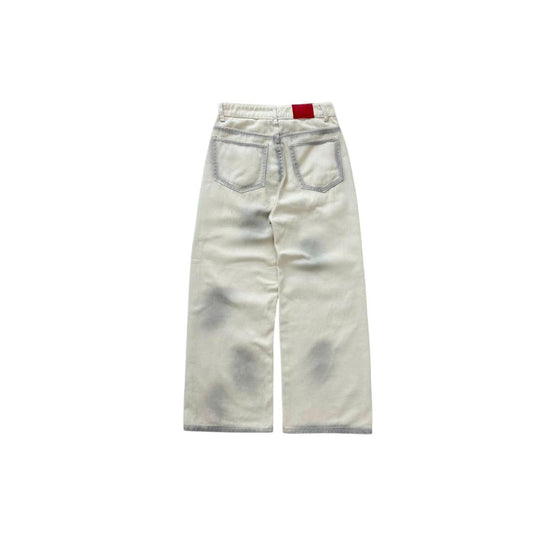 WHOSE Stylish Tie-Dye Wide-Leg Jeans (Pre-order)