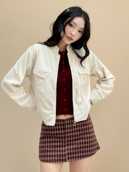 Mieufashionista Corduroy Jacket Sunrise