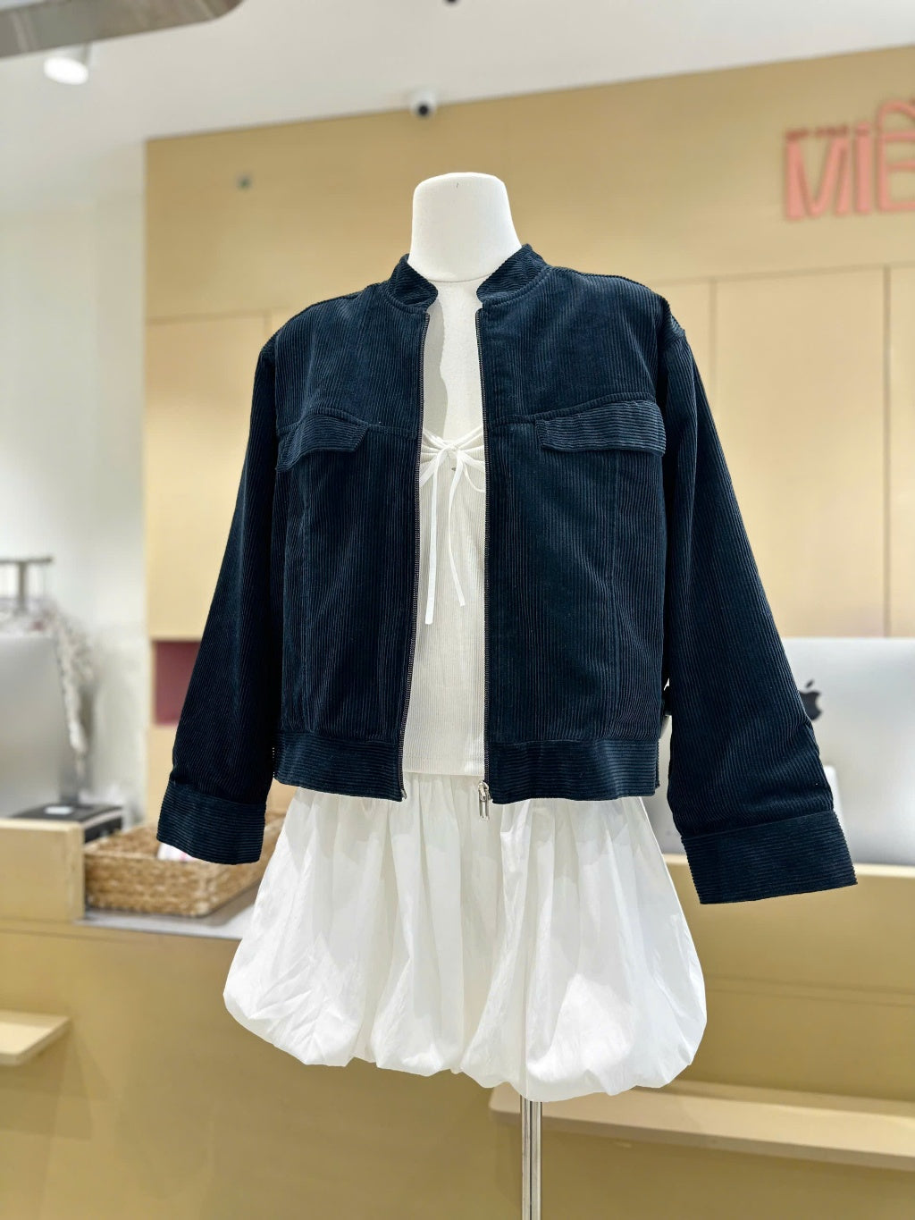 Mieufashionista Corduroy Jacket Sunrise