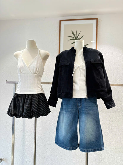 Mieufashionista Corduroy Jacket Sunrise