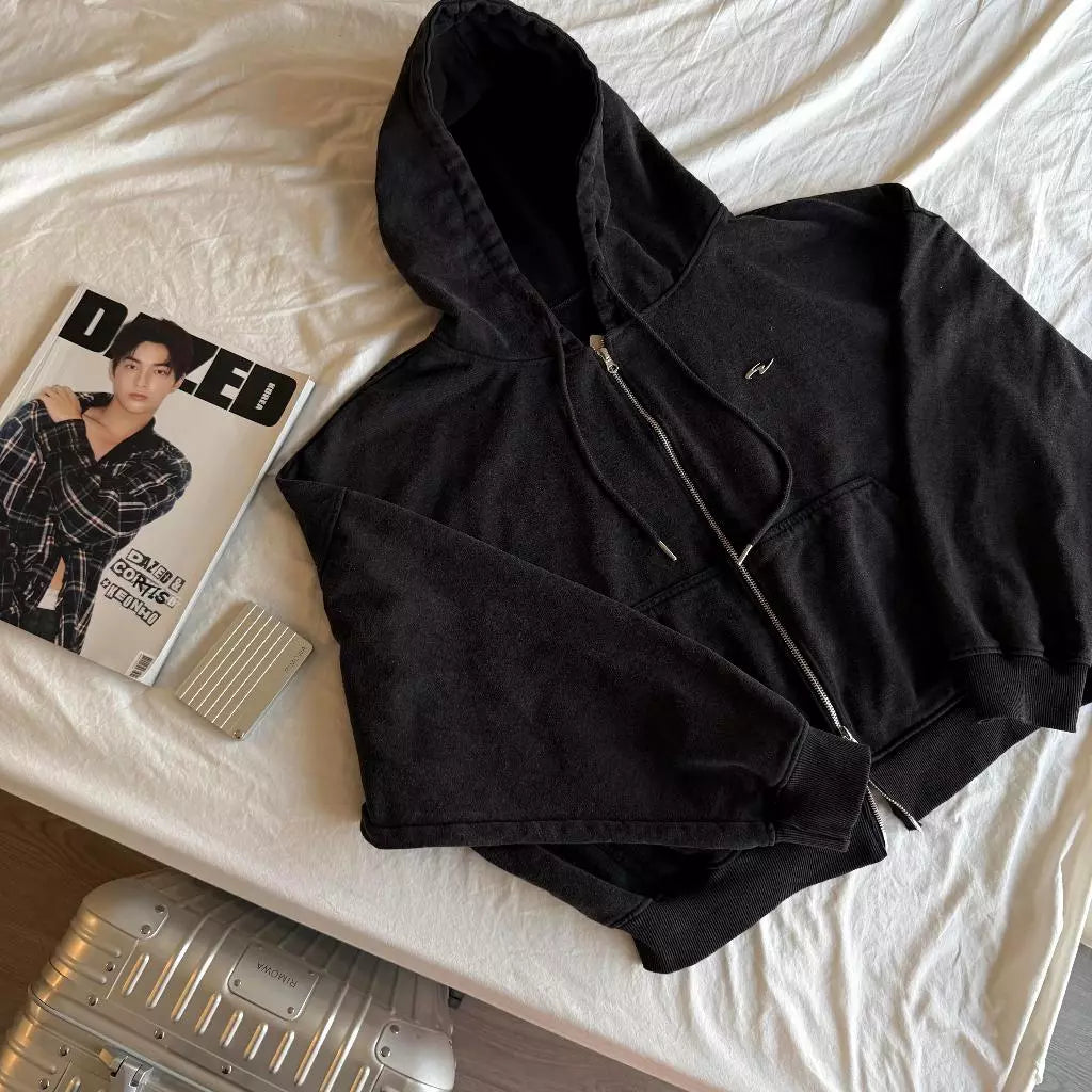 Whose Symwash Hoodie-zip