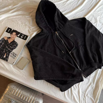 Whose Symwash Hoodie-zip