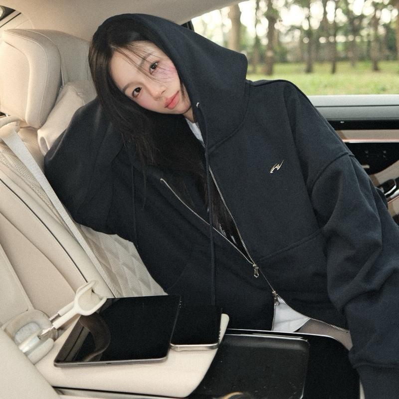 Whose Symwash Hoodie-zip