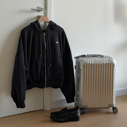Whose Symwash Hoodie-zip