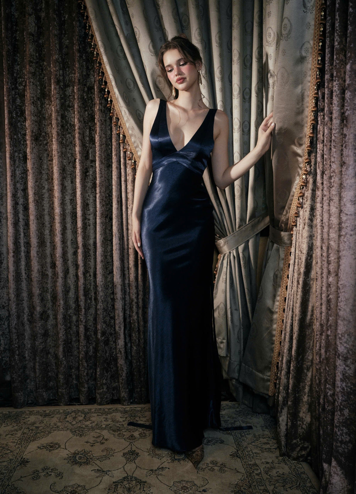 Kisserine Talivia Dress - Navy