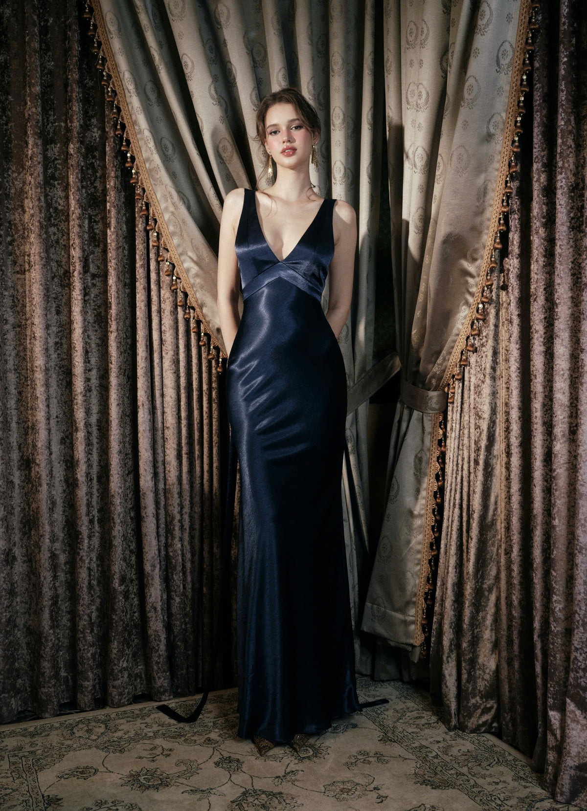 Kisserine Talivia Dress - Navy