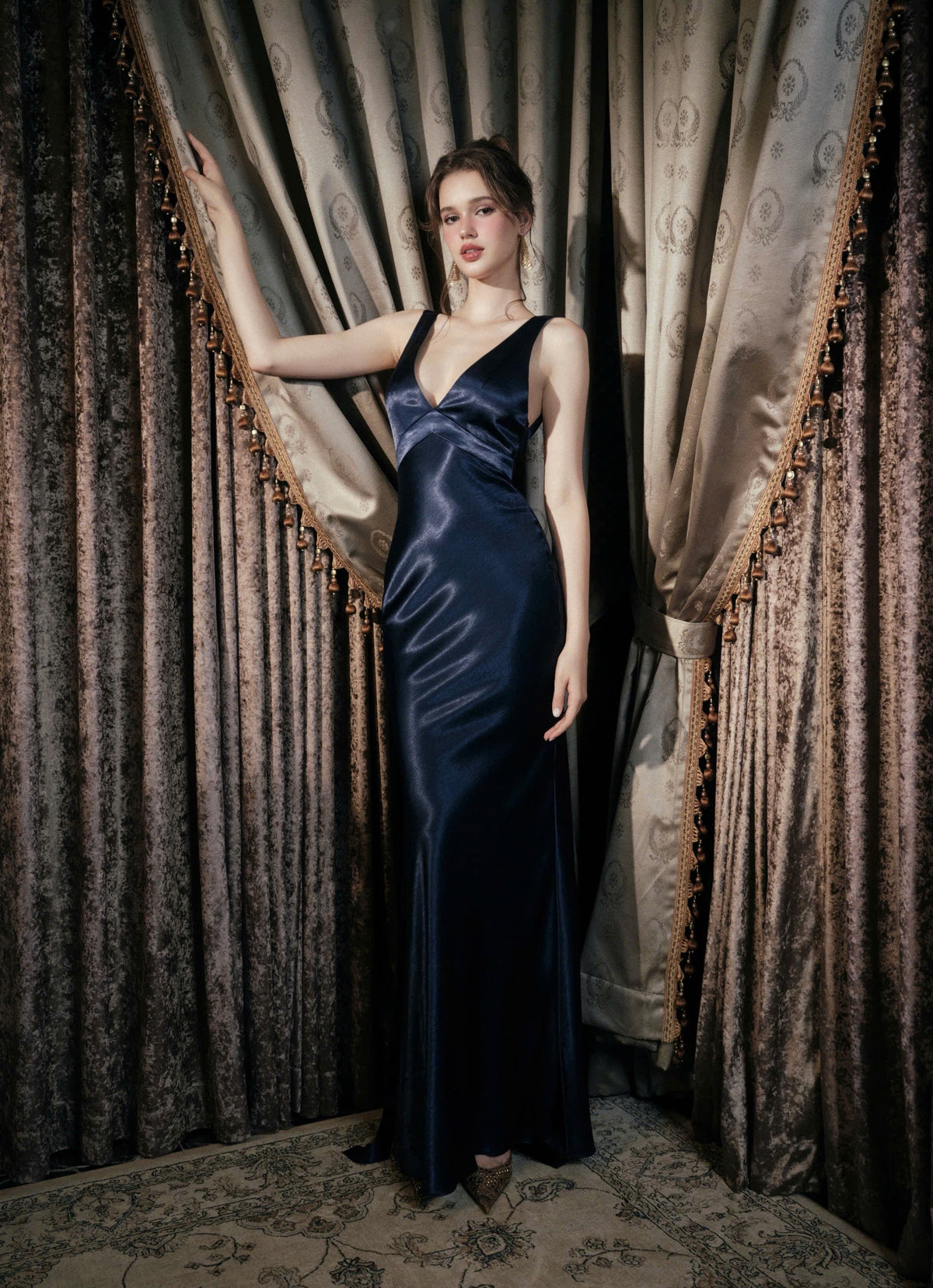 Kisserine Talivia Dress - Navy
