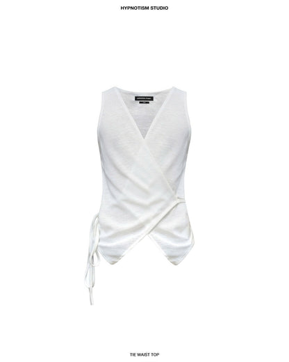Hypnotism Tie Waist Top