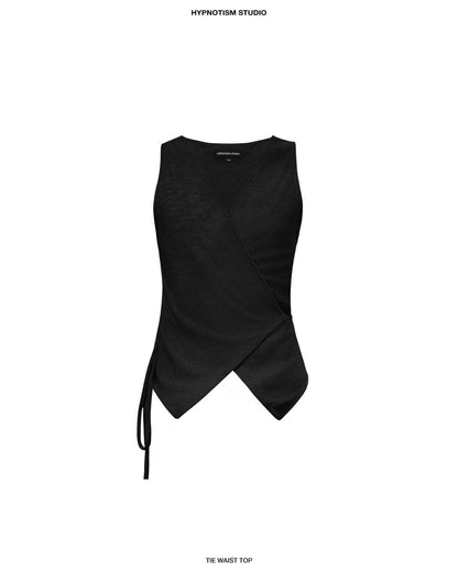 Hypnotism Tie Waist Top