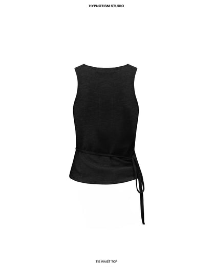 Hypnotism Tie Waist Top