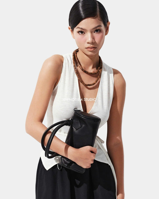 Hypnotism Tie Waist Top