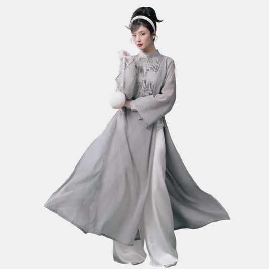 Mania.cutie Tri Tuc Silk Ao Dai