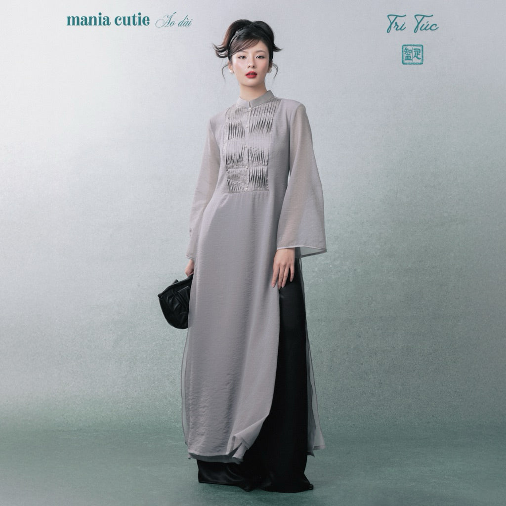 Mania.cutie Tri Tuc Silk Ao Dai