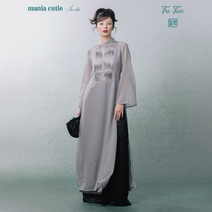 Mania.cutie Tri Tuc Silk Ao Dai