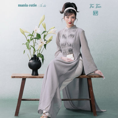 Mania.cutie Tri Tuc Silk Ao Dai