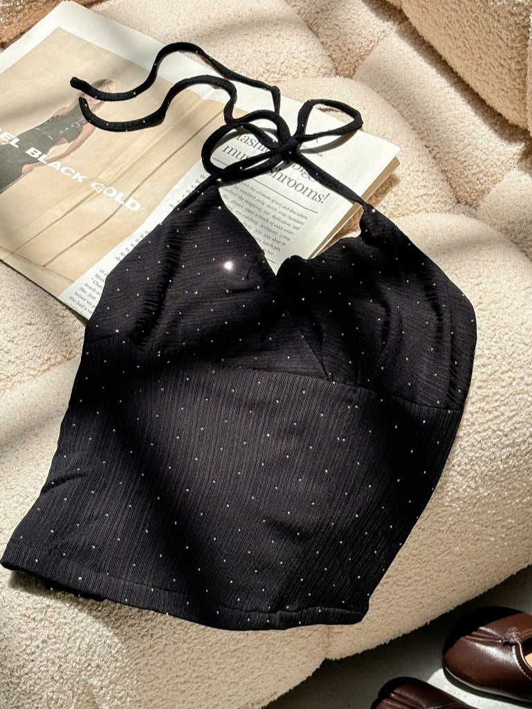 Mieufashionista Twinkle Halter Top