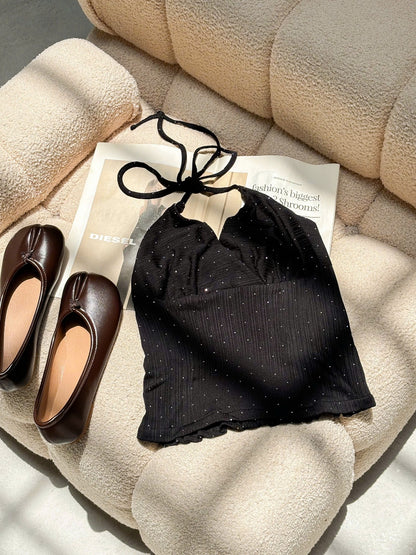 Mieufashionista Twinkle Halter Top