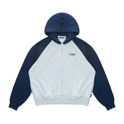 Levents Levents Two-Tone Raglan Boxy 2.0 Zipper Hoodie