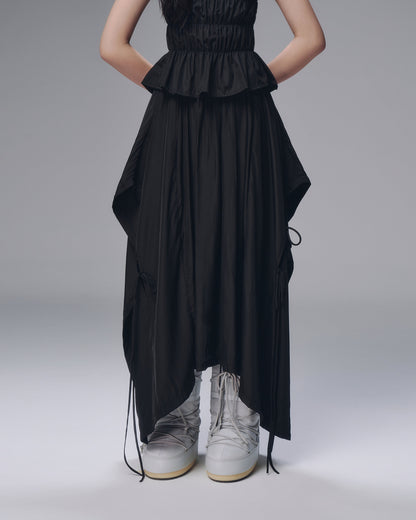 Bunny Hill Twyla Skirt (Black) (Pre-order) - Em Clothing