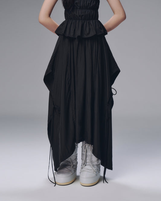 Bunny Hill Twyla Skirt (Black) (Pre-order) - Em Clothing