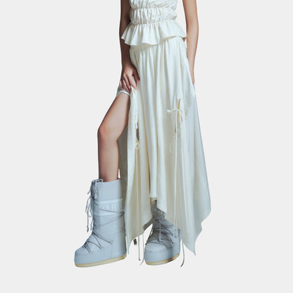 Bunny Hill Twyla Skirt (Ivory) (Pre-order) - Em Clothing