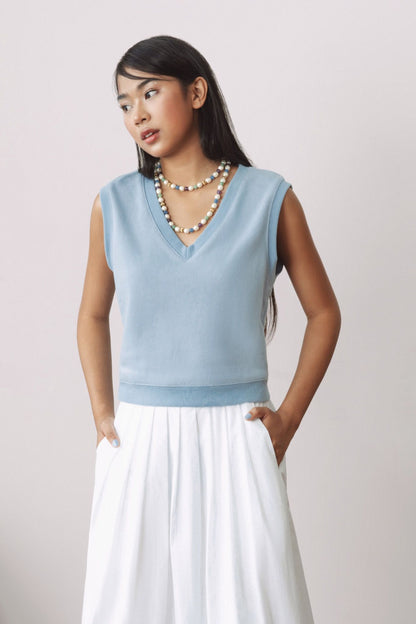 Libe V-Neck Sweater Vest (Pre-order)