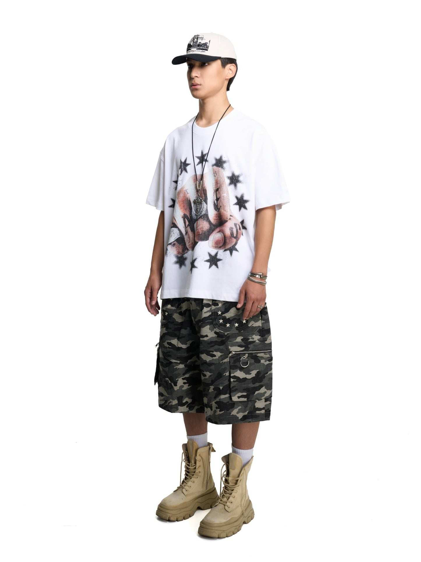 Hades Valor Grip Tee - White