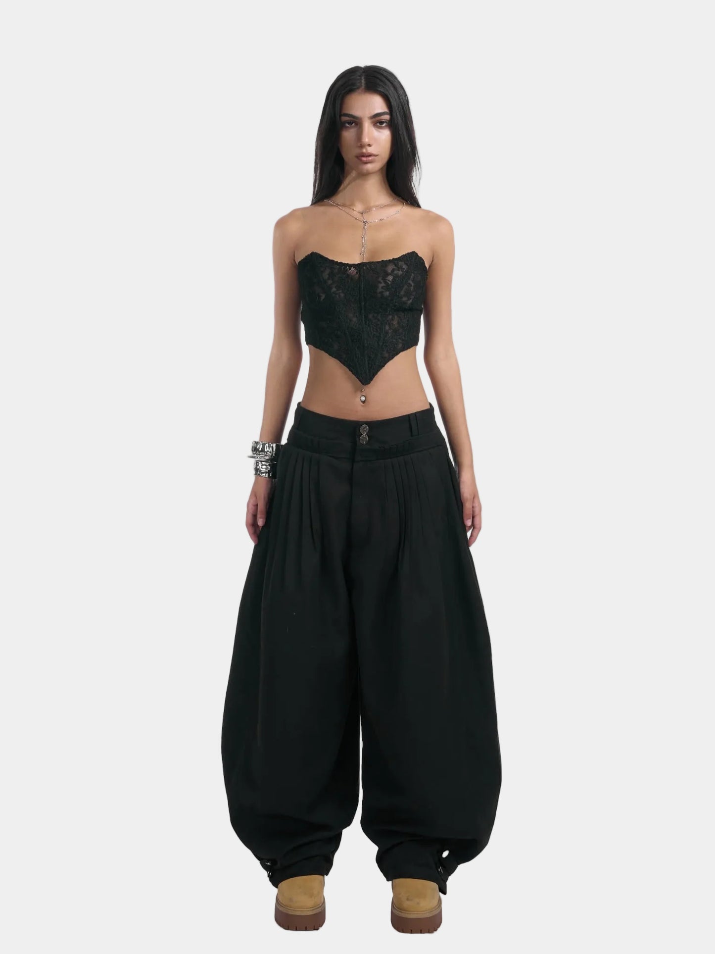 Hades Vandros Khaki Pants - Black